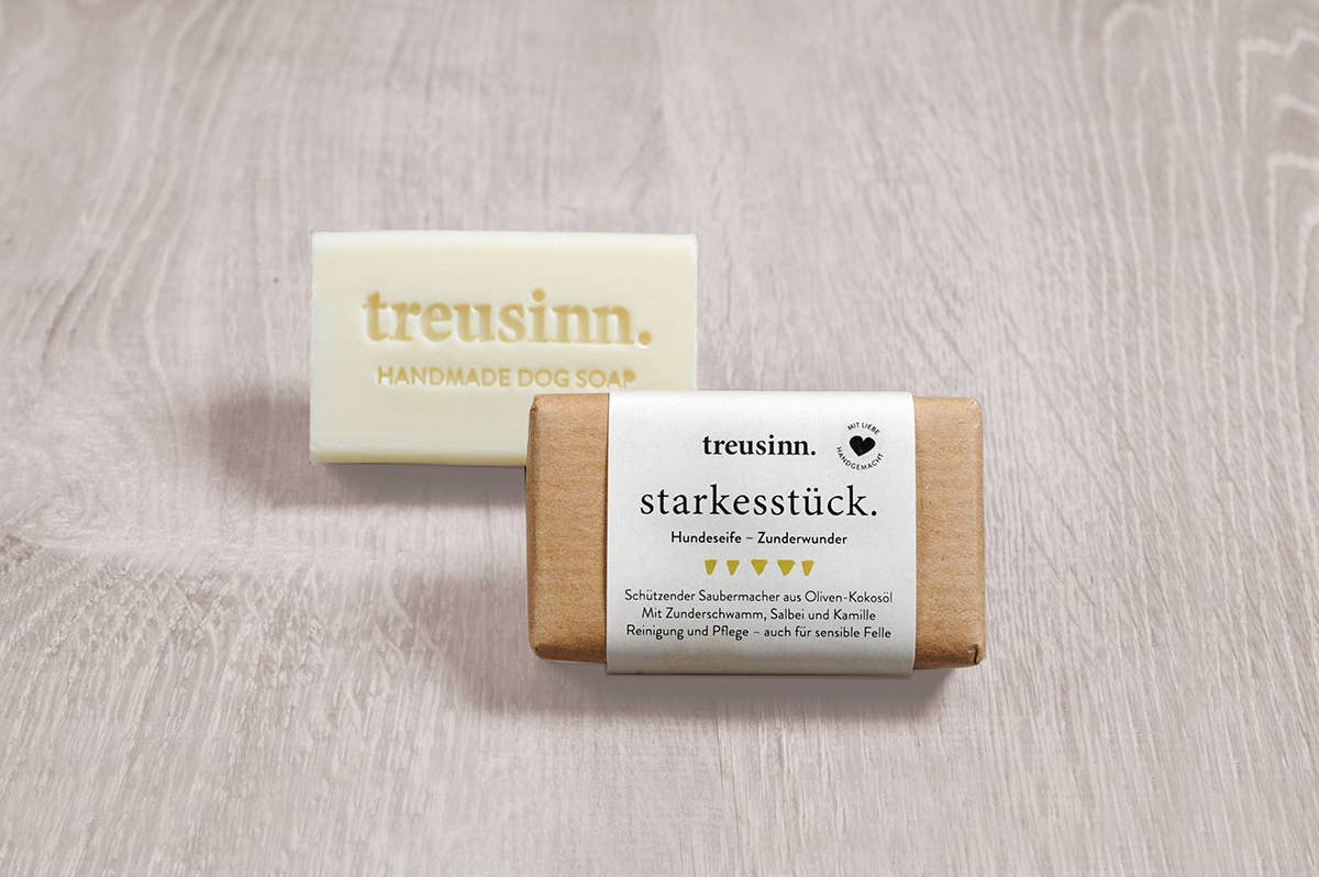 Treusinn – Hundeseife STARKES STÜCK Zunderwunder Hund Seife