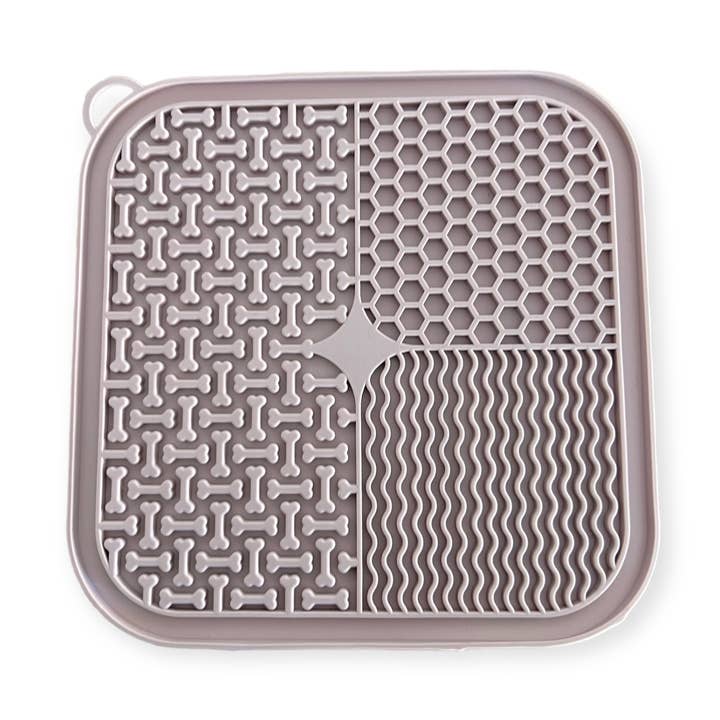 LOVIN'DOG – Schleckmatte altrosa quadratisch