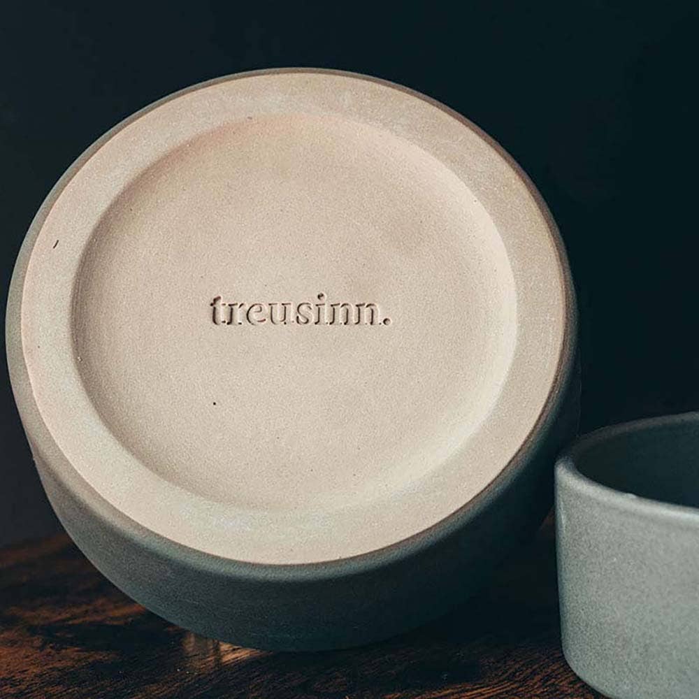 Treusinn – Keramiknapf LEKKA Blaugrau