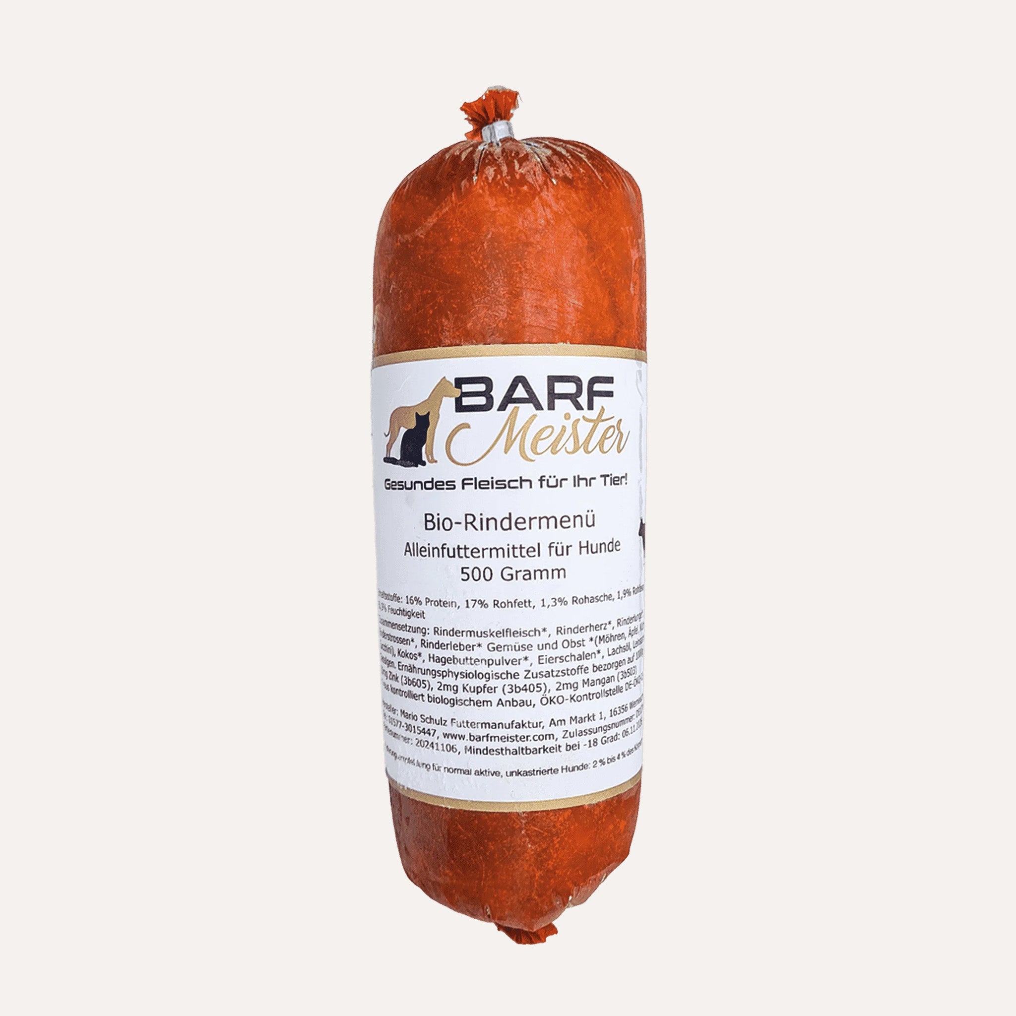 Barfmeister – BIO Barf Rind Komplettmenü