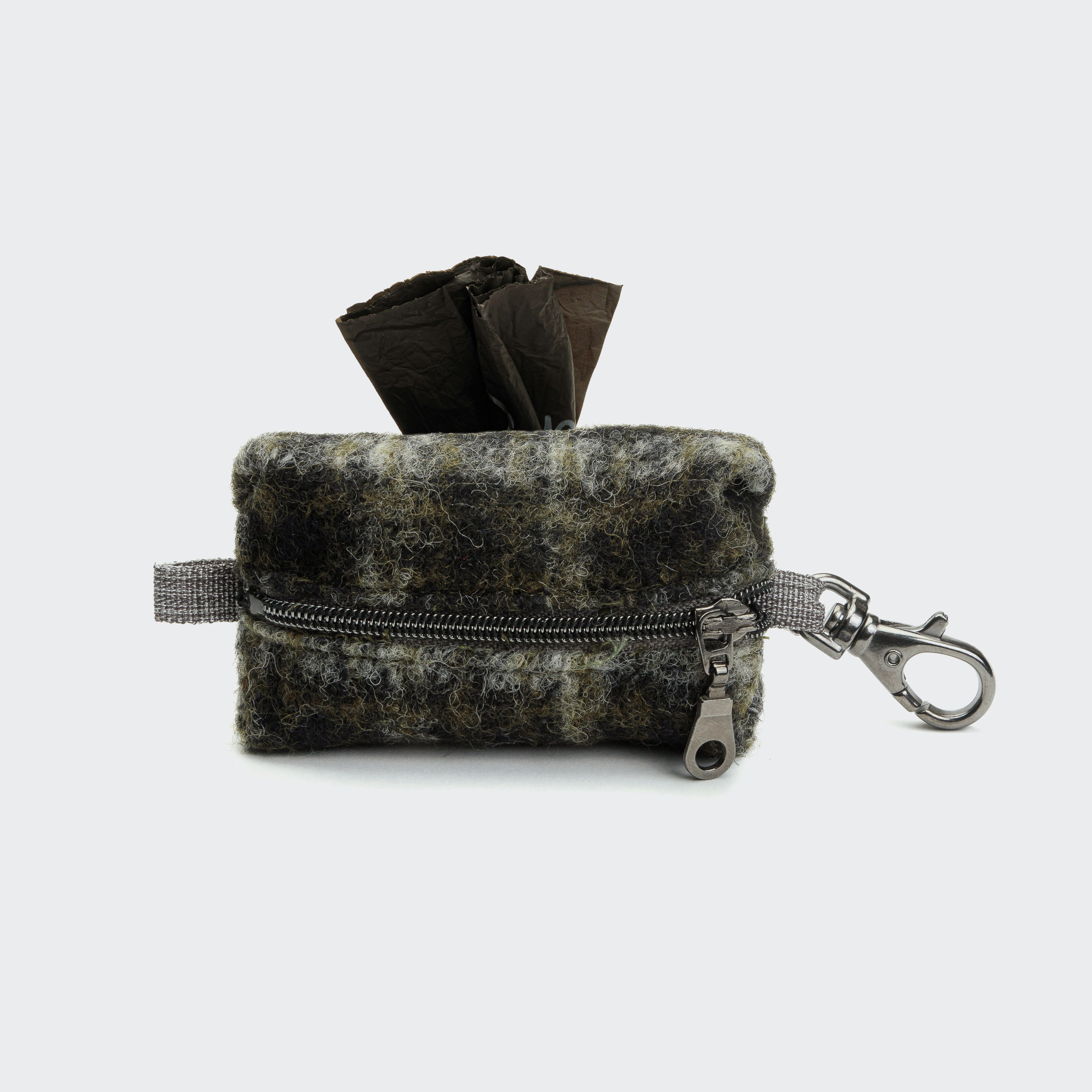 CLOUD7 - Kotbeutelspender Plaid Green