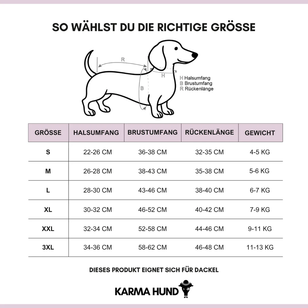 Karma Hund – Cotton Shirt Dackel