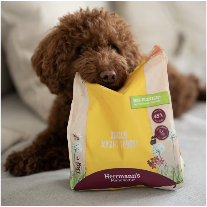 Herrmann's Manufaktur – Bio-Huhn mit Reis & Erbsen 1 kg