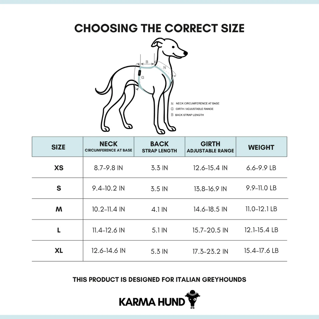 Karma Hund – Softshell Hundegeschirr Iggy