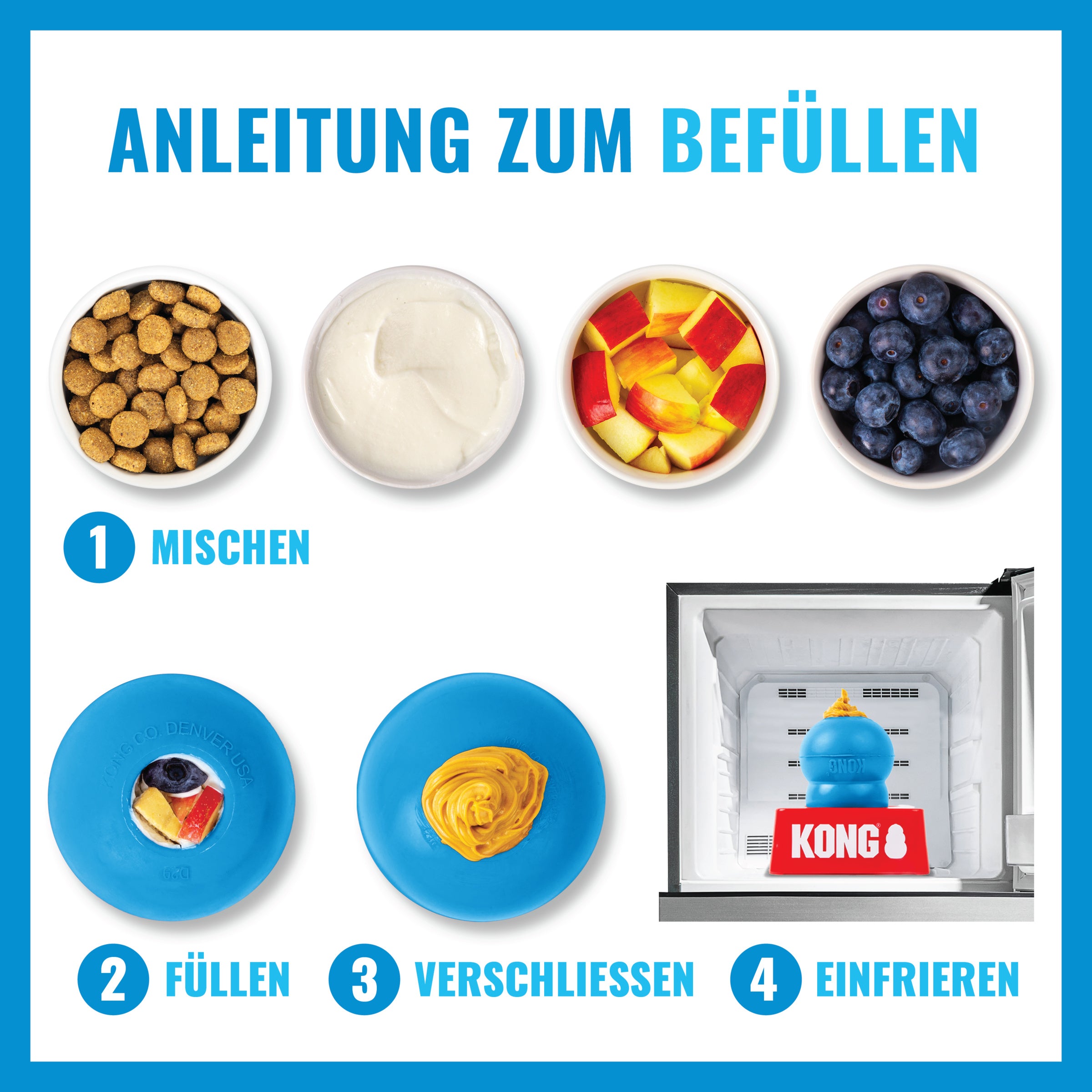 KONG Puppy Blue