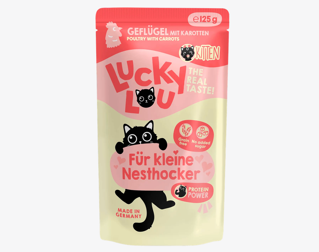 Lucky Lou® s  Lifestage Kitten Geflügel 125g