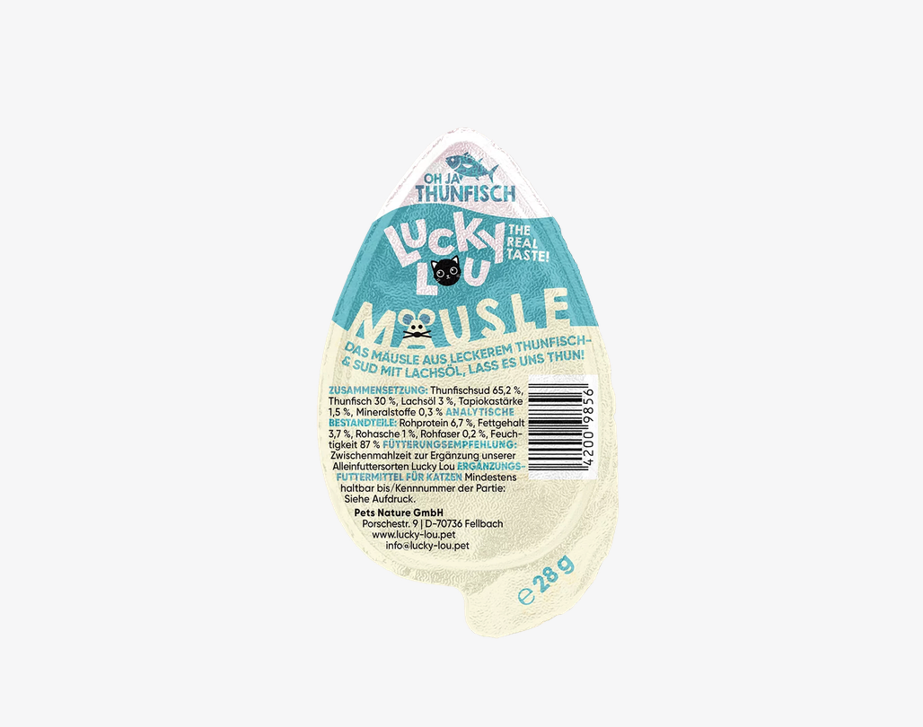 Lucky Lou® s  Mäusle Thunfisch 28g