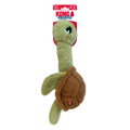 KONG Scruffs Turtle – Weiches Kuschel-Hundespielzeug zum Spielen & Schmusen