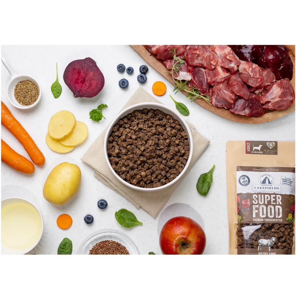 Lakefields – Trockenfutter SUPERFOOD Lamm Adult für kleine Hunde
