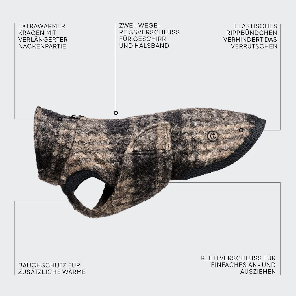 CLOUD7 - Hundepullover Gotland Tartan