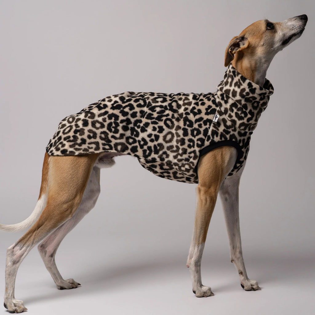 Karma Hund – Fleece Shirt Windhund - Leo