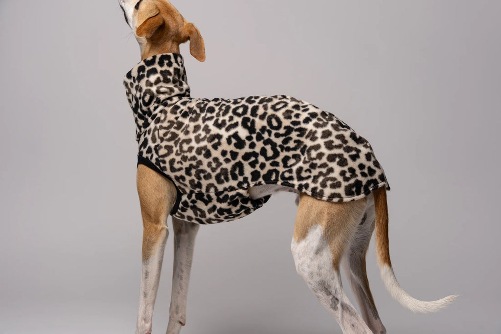 Karma Hund – Fleece Shirt Windhund - Leo