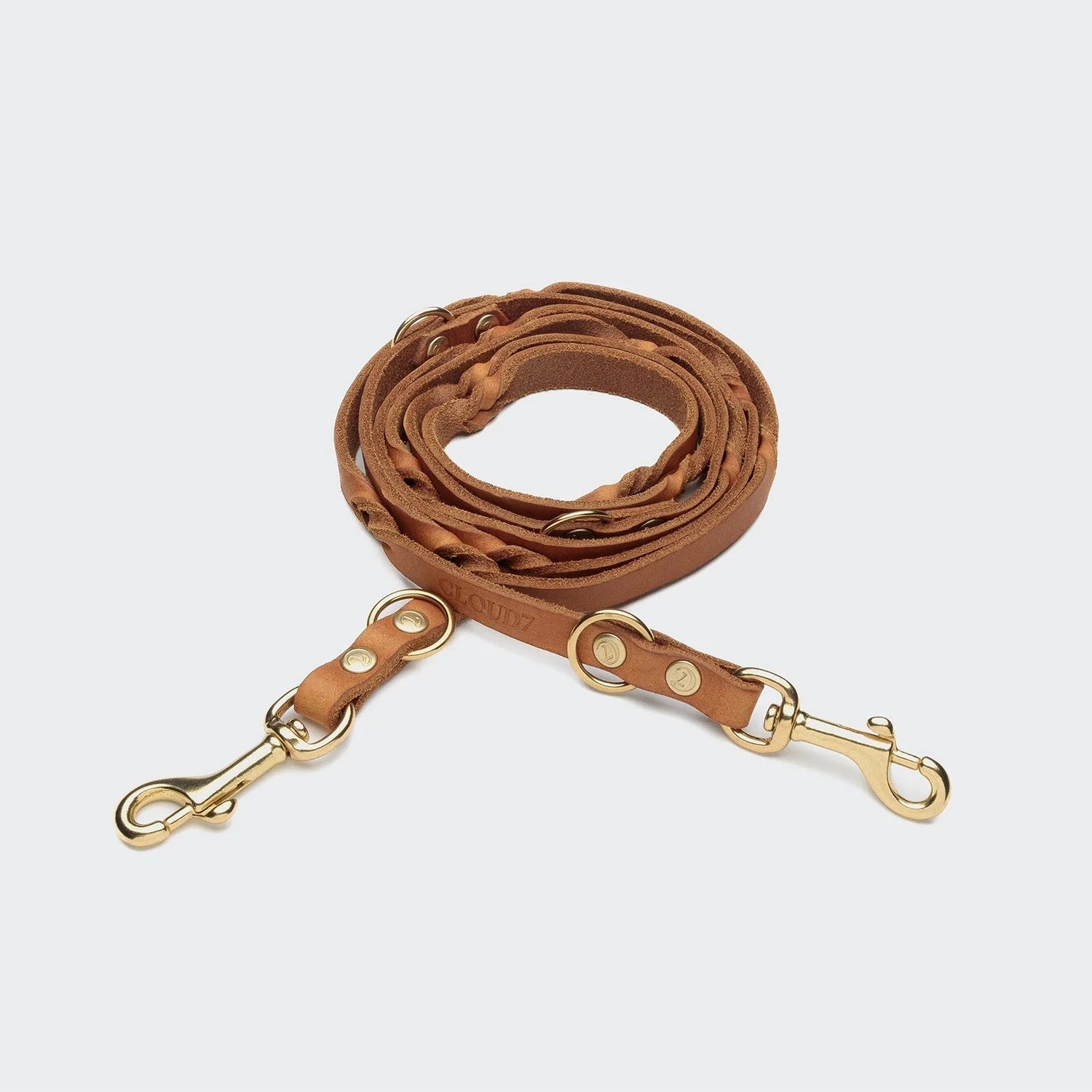 CLOUD7 - Hundeleine Riverlino Camel Gold