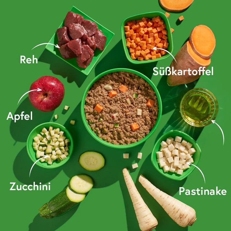 FRED – Reh mit Süßkartoffeln