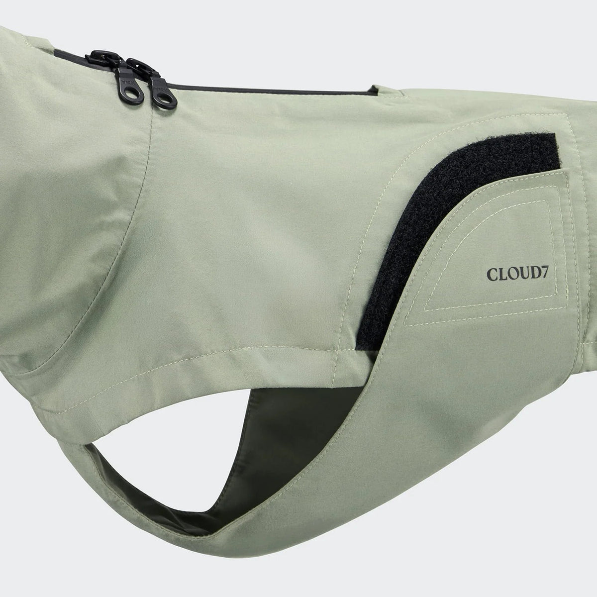 CLOUD7 - Hunderegenmantel Dackel Dublin 2.0 Dusty Mint