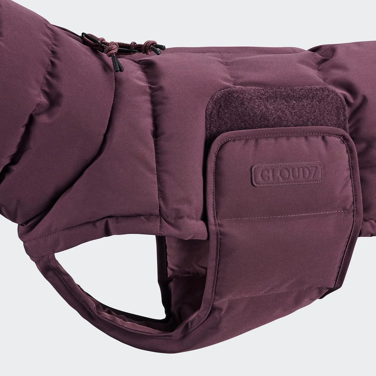 CLOUD7 - Hundemantel Dackel Alaska Dark Aubergine