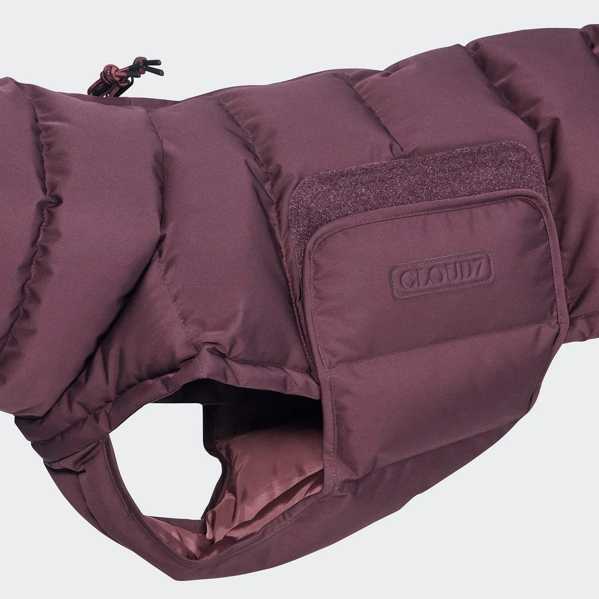 CLOUD7 - Hundemantel Alaska Dark Aubergine