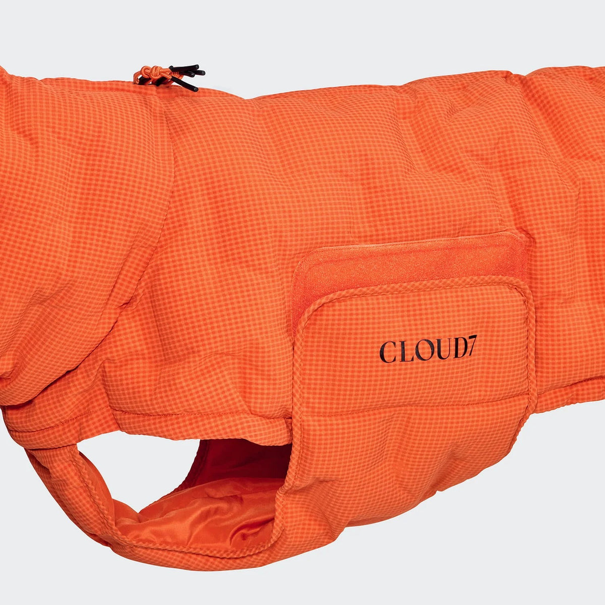 CLOUD7 - Hundemantel Alaska Seersucker Orange