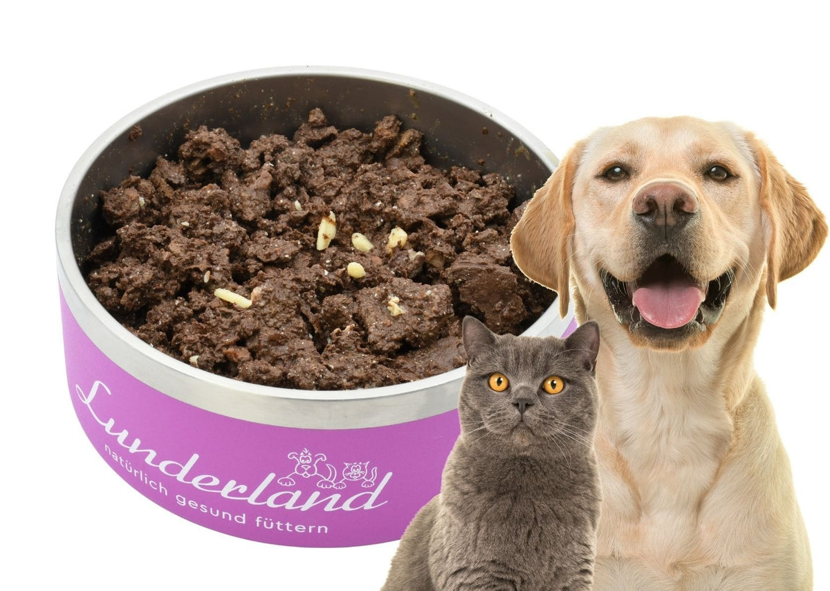 Lunderland – Rind Innereien Plus für Hunde und Katze 300 g