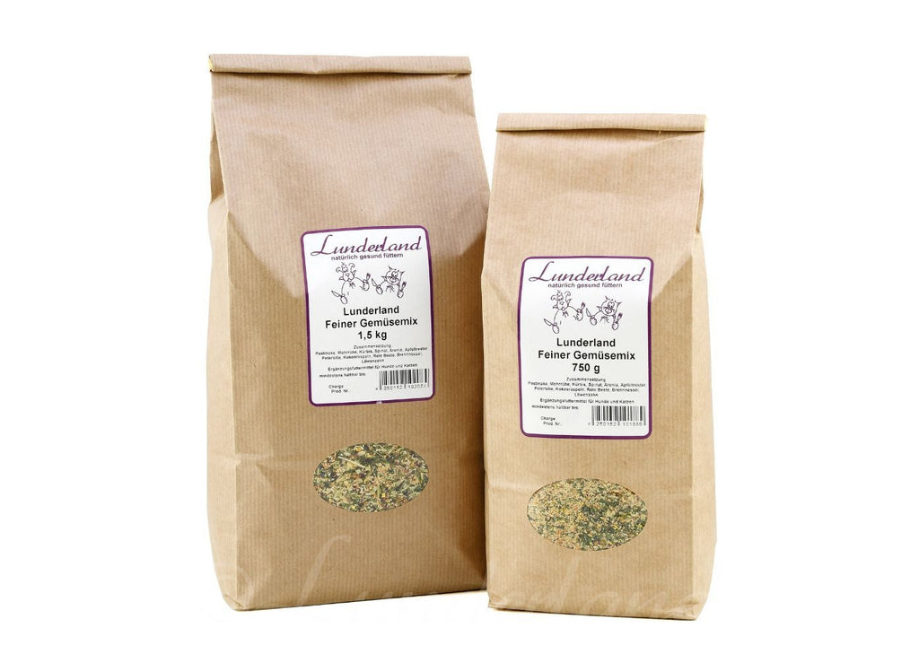 Lunderland – Feiner Gemüsemix für Hunde und Katzen 750 g