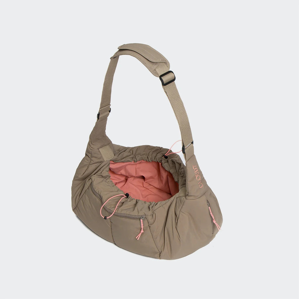 CLOUD7 – Hundeumhängetasche LTTL Puffer Khaki/Peach