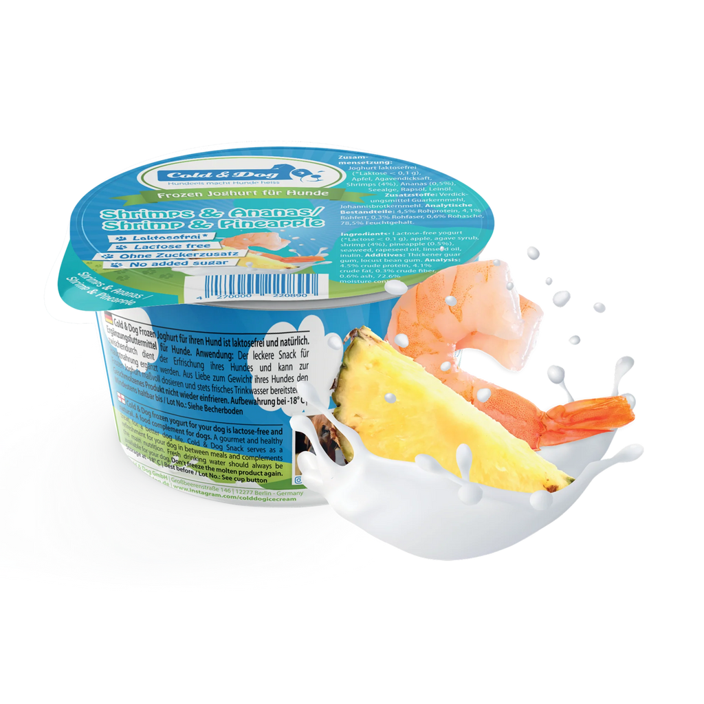 Cold&Dog – Hundeeis Schrimps Ananas 90ml