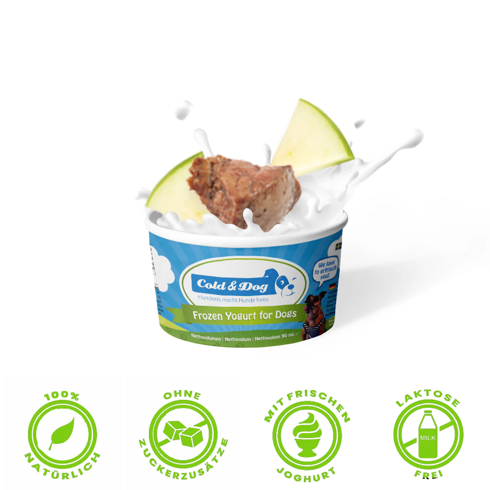 Cold&Dog – Hundeeis Hähnchenleber Apfel 90ml