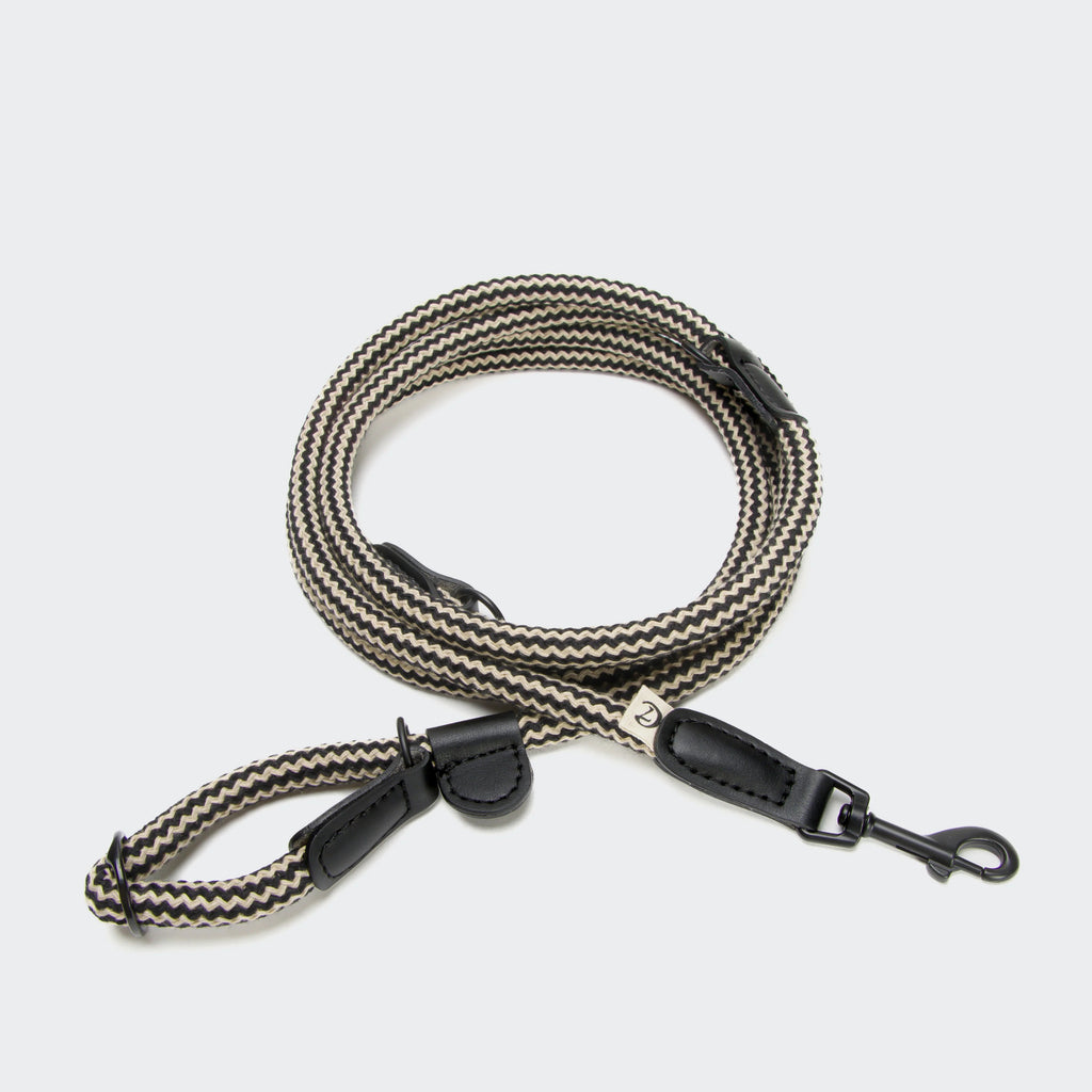 CLOUD7 - Retrieverleine Mauerpark Zigzag Black