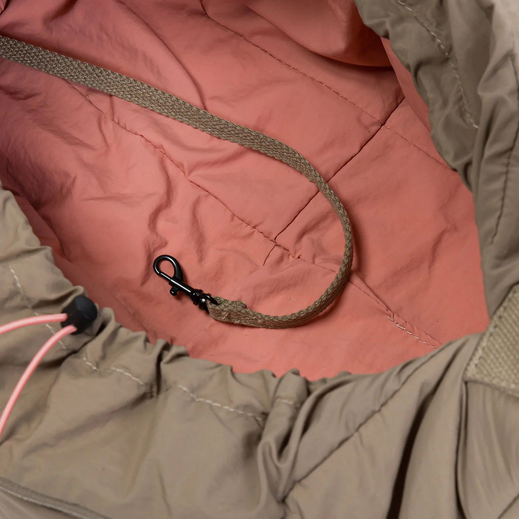 CLOUD7 – Hundeumhängetasche LTTL Puffer Khaki/Peach