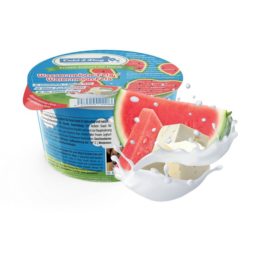Cold&Dog – Hundeeis Wassermelone Feta 90ml