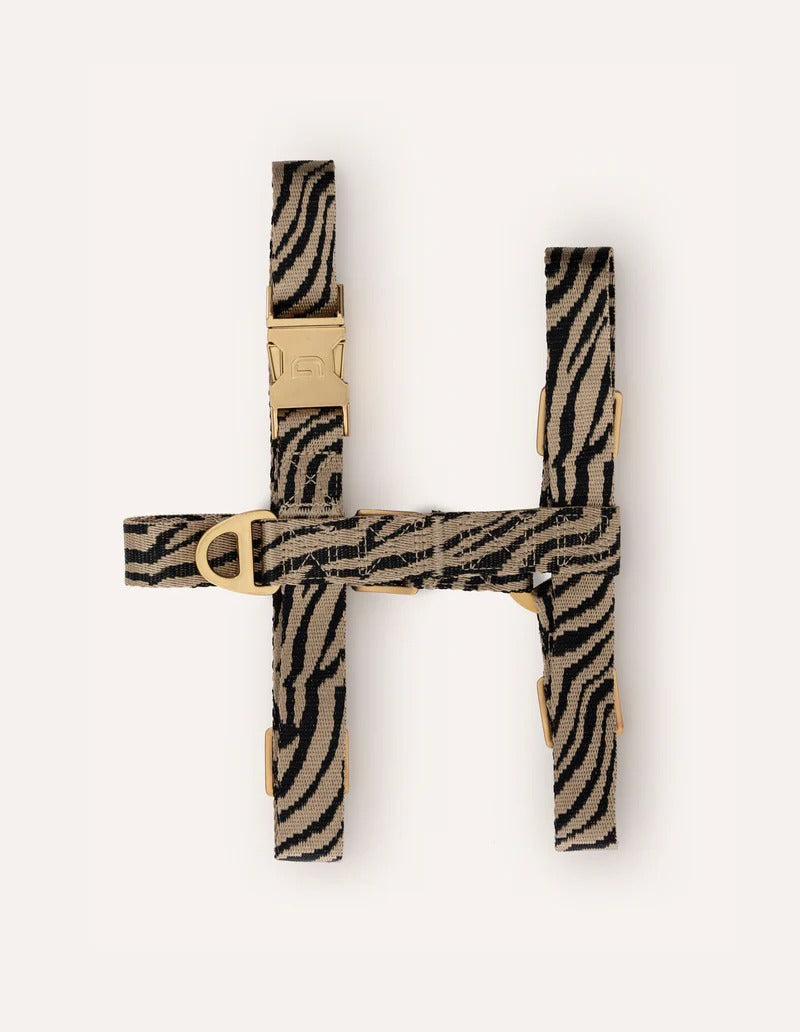 DOGGUO – Hundegeschirr Zebra - Beige/Black