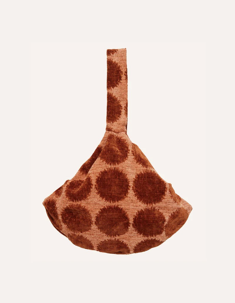 DOGGUO – Carrier Bag Gepunktet - Mocha/Brown