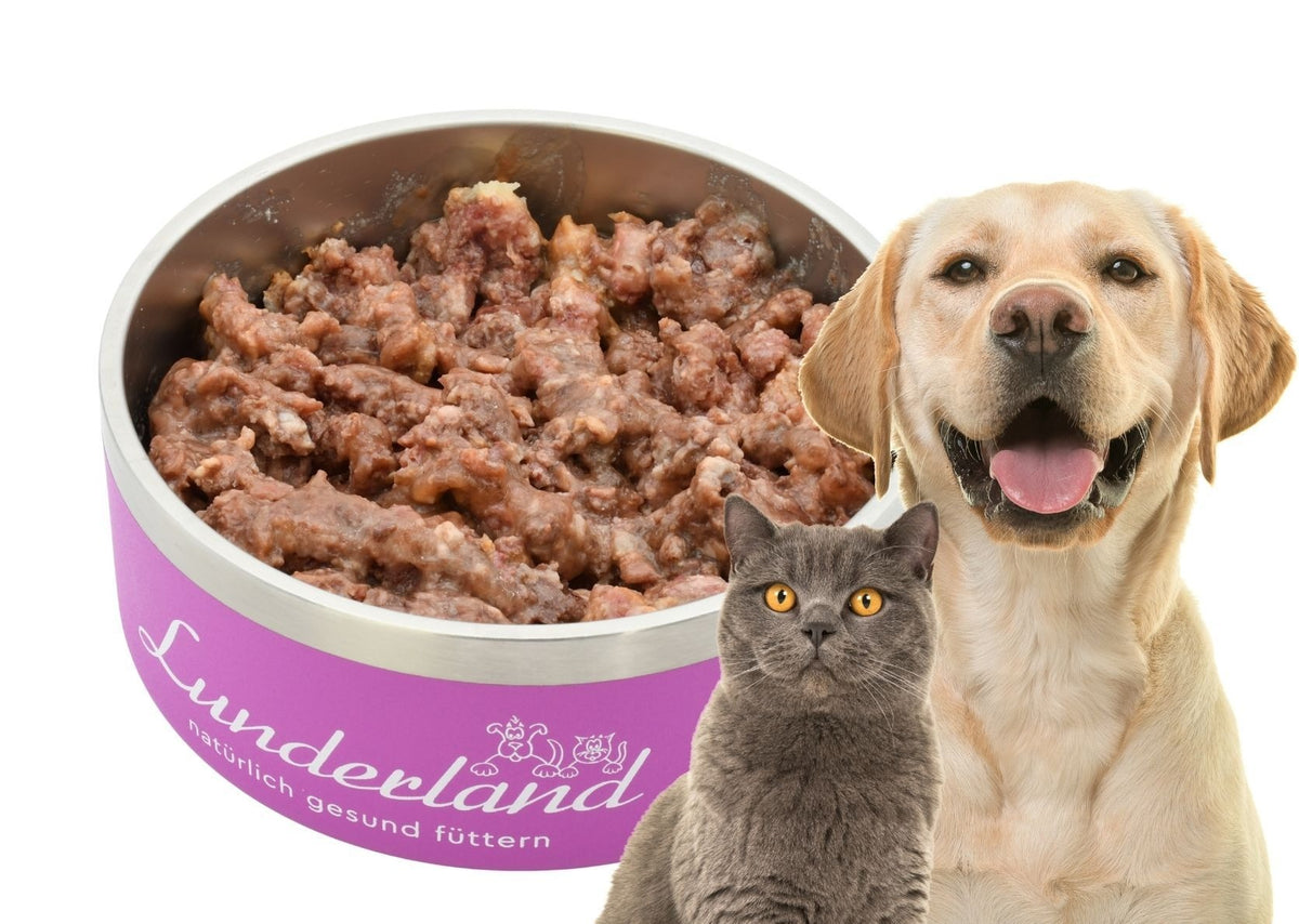 Lunderland – Reinfleisch-Dose Maulfleisch für Hunde und Katzen 300g