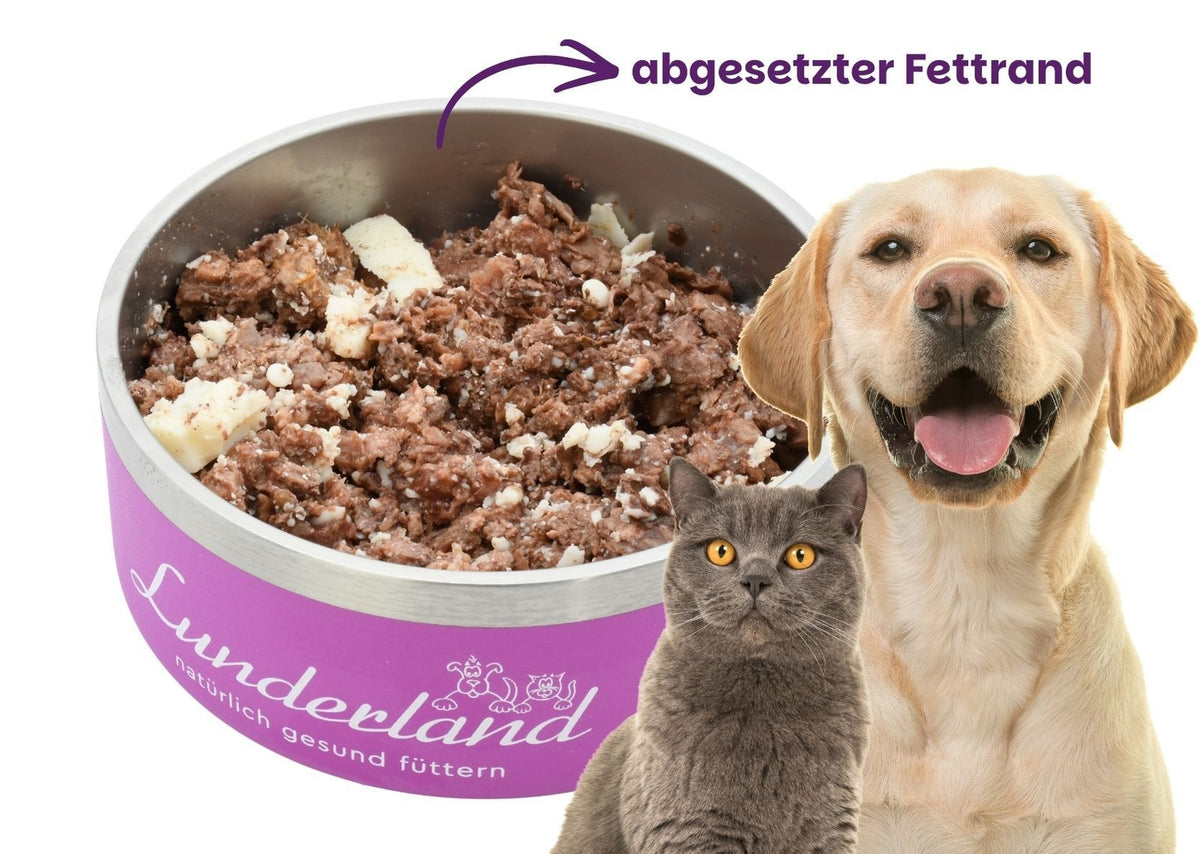 Lunderland – Reinfleisch-Dose Wildfleisch für Hunde und Katzen 300g