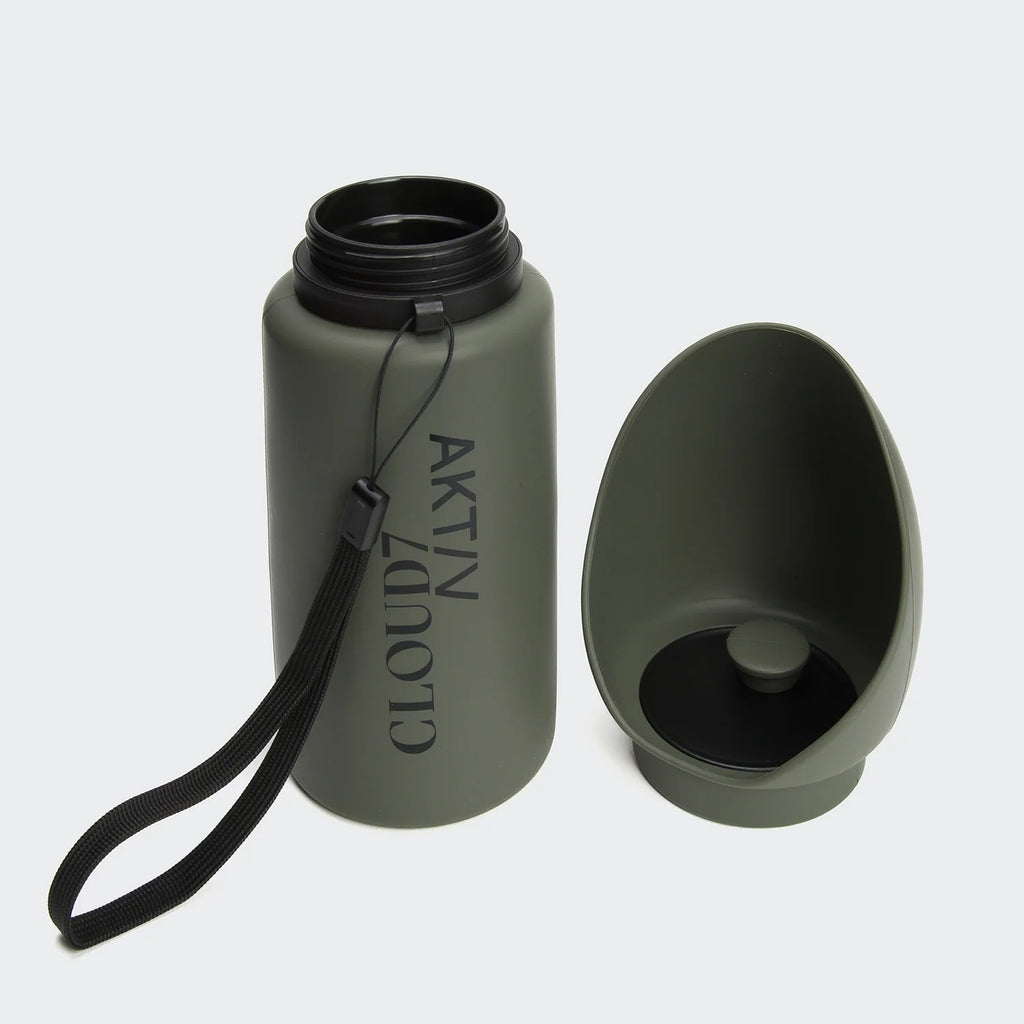 CLOUD7 – Hundetrinkflasche AKTIV Dark Olive faltbar