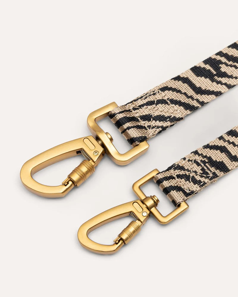 DOGGUO – Hundeleine Zebra - Beige/Black