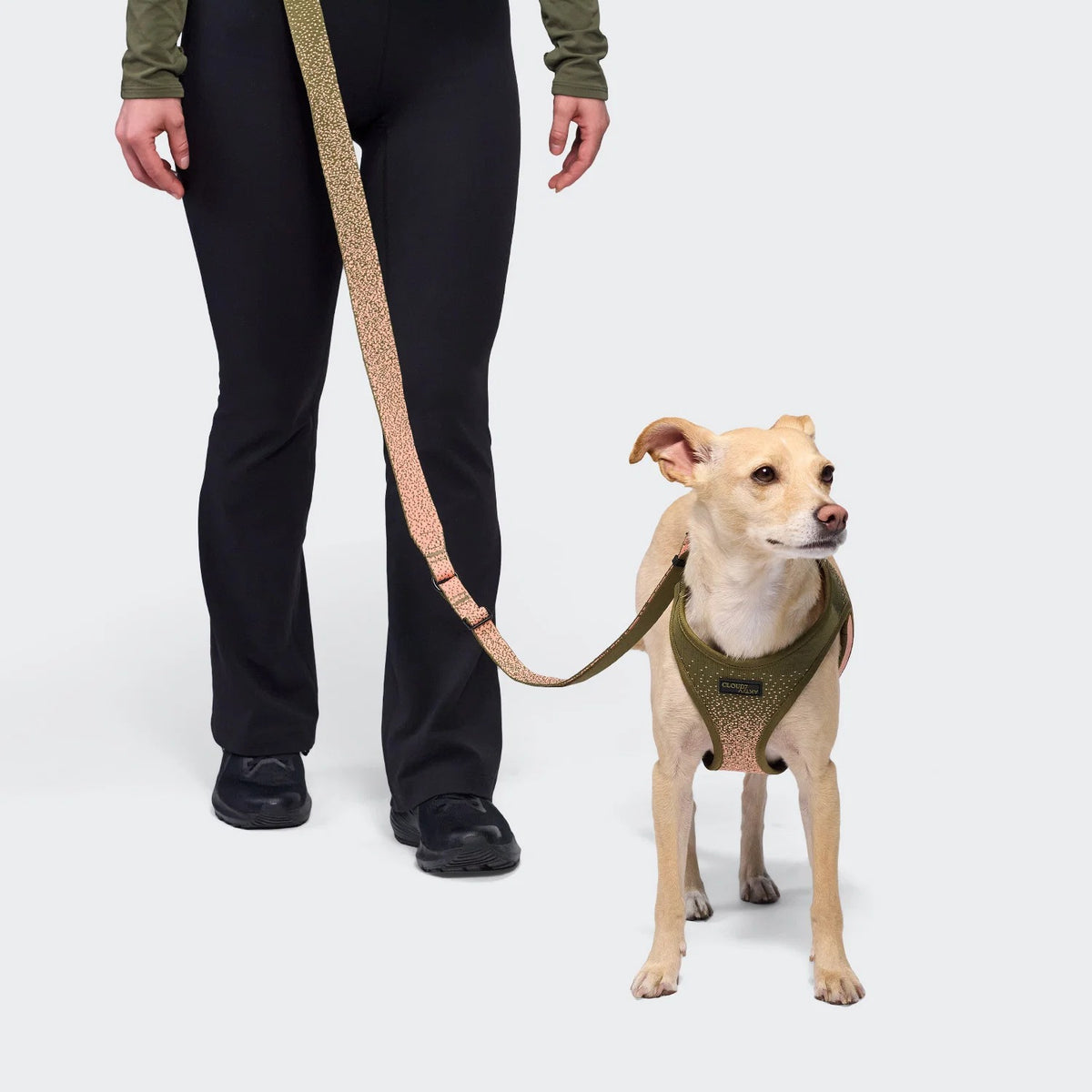 CLOUD7 - V-3 Harness Westengeschirr AKTIV Knit Khaki/Peach
