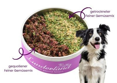 Lunderland – Feiner Gemüsemix für Hunde und Katzen 750 g