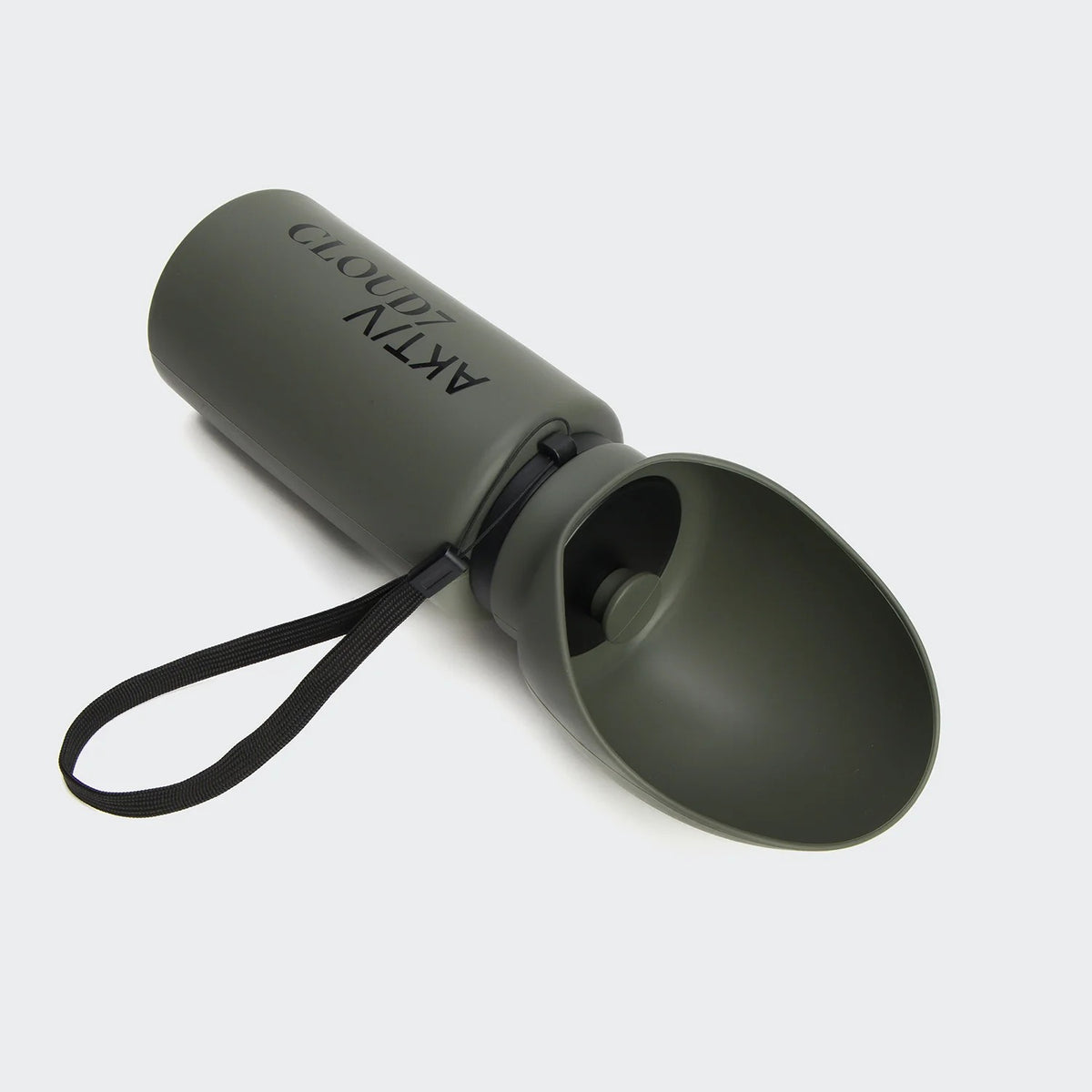 CLOUD7 – Hundetrinkflasche AKTIV Dark Olive faltbar