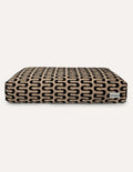 DOGGUO – Hundebett Retro Wave - Beige/Black