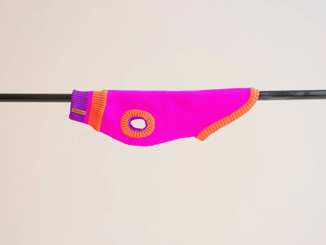 lumiies® – THE GLOW JUMPER 2.0 - Neon Hundepullover Electric Sunset