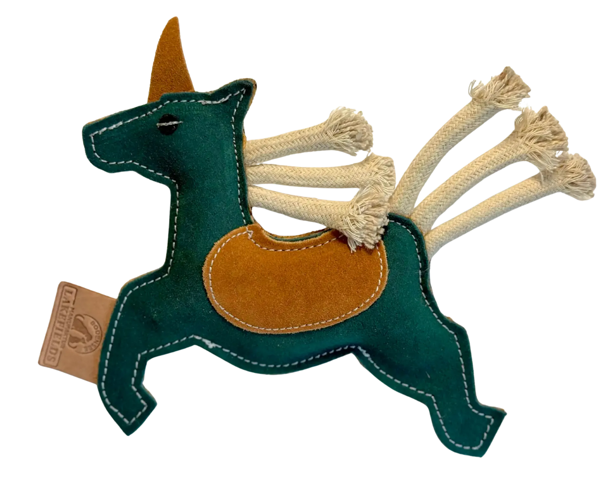 Lakefields – Lederspielzeug Einhorn